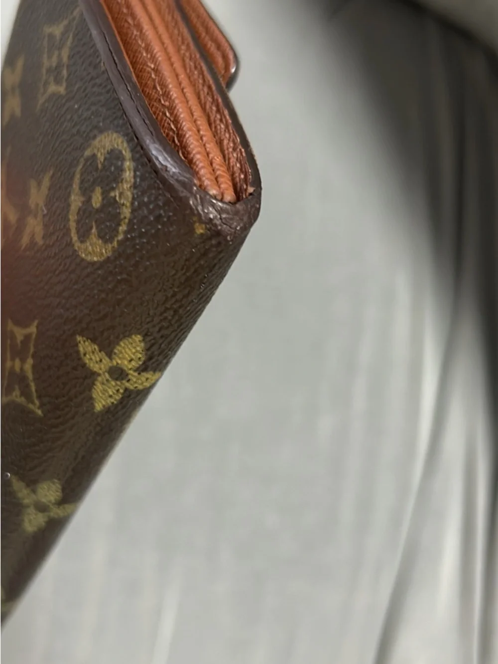 Louis Vuitton Monogram Snap Continental Wallet in Brown and Gold